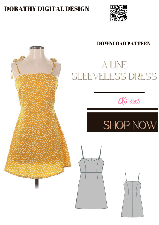 A line dress pattern